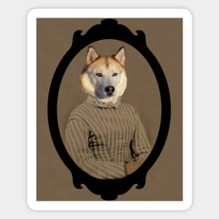 Lady of Husky Sticker